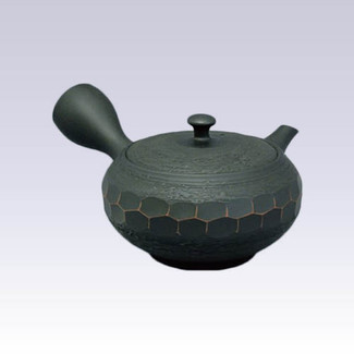 Tokoname Kyusu teapot - HORYU - Diamond Cut - 230cc/ml