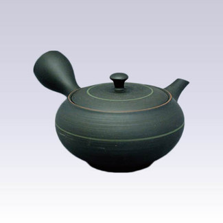 Tokoname Kyusu teapot - HORYU - Green Line - 230cc/ml