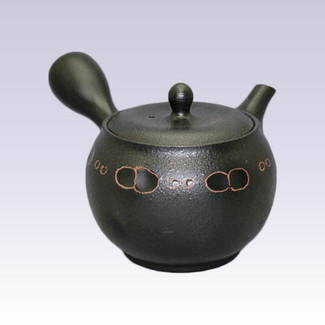 Tokoname Kyusu teapot - SHUNJYU - Cut Vermilion - 350cc/ml