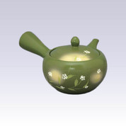 Tokoname Kyusu teapot - AKIRA - Haze Grass - 360cc/ml - Stainless steel net