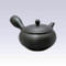 Tokoname Kyusu teapot - AKIRA - Line Step Black - 360cc/ml - Stainless steel net