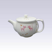 Tokoname Kyusu teapot - AKIRA - Pink Cat - 480cc/ml - Stainless steel net