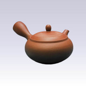 Tokoname Kyusu teapot - AKIRA - Billi Black Blur - 360cc/ml - Obal ami stainless steel net