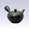 Tokoname Kyusu teapot - AKIRA - Line Step Black - 540cc/ml - Obal ami stainless steel net