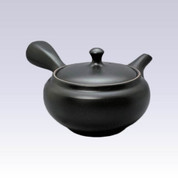 Tokoname Kyusu teapot - AKIRA - Vermilion Line - 500cc/ml - Obal ami stainless steel net