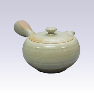 Tokoname Kyusu teapot - AKIRA - Wood Ash - 630cc/ml - Obal ami stainless steel net