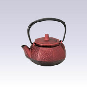 Nanbu Tetsubin - Pearl Red - 0.3 Liter : Japanese cast iron teapot