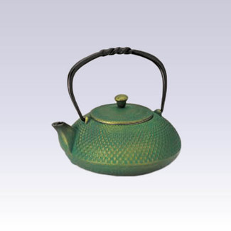 Nanbu Tetsubin - Matcha Pearl - 0.4 Liter : Japanese cast iron teapot