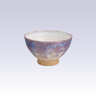 Mashiko-yaki - Matcha bowl - PURPLE