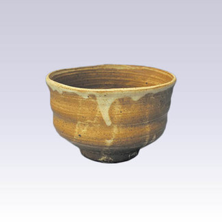 Tokoname-yaki - Matcha bowl - KONSEI - BROWN GLAZE with wooden box