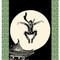 Mini Kakejiku - Ninja and Castle - Japanese small hanging scroll - Thumbnail