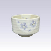 Mino-yaki - Matcha bowl - WHITE SAKURA