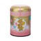 Pink - Heian era steel tea caddy can