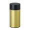 S - Gold steel tea caddy can