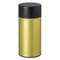 M - Gold steel tea caddy can