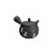 Tokoname-yaki Cat kyusu teapot - HAKUYO - 300cc/ml - Sawayaka stainless steel net
