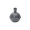 Silver Black - Ting-a-ling Bell Tokkuri sake server bottle - Mino ware