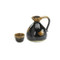 L(535ml/cc) - Sake hot server set - Tenmoku - 1 sake hot server, 1 sake cup - Mino ware