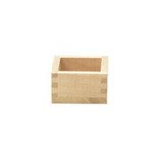 Masu small wooden box used for drinking sake