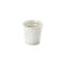 White - Spiral carving sake rock glass 300ml/cc - 3 color - Mino ware
