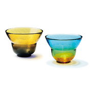 S - Glass ware - Tsugaru Vidro - Raised bowl - 2 color