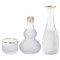 Sake carafe & cup - Tokkuri server bottle, sakazuki - sake glass ware