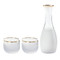 Sake carafe gold L & 2 cups set