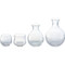 Round sake carafe & cup - Tokkuri server bottle, Guinomi - sake glass ware