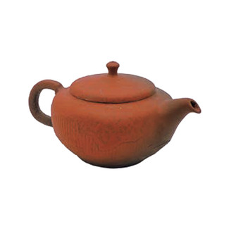 Japanese tea pot - SHUN-EN MANO - Red Hexagonal - 150cc/ml - ceramic fine mesh - Tokoname kyusu with wooden box