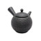 Japanese teapot- SHUZO MAEKAWA - Pine bark - 220cc/ml - ceramic fine mesh - Tokoname kyusu with wooden box
