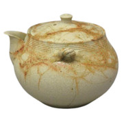 Teapot - Glaze - Green - 200 ml cc - Ceramic - Houhin for Gyokuro Green Tea Leaf