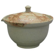 Teapot - Glaze - Green - 160 ml Ceramic Shiboridashi for Gyokuro Green Tea Leaf