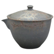 Teapot - Glaze - Gray - 210 ml cc - Ceramic - Houhin for Gyokuro Green Tea Leaf