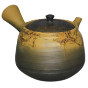 Teapot Kyusu Tokoname - HAKUZAN - Yellow - 250 ml cc - Ceramic Mesh - Glaze