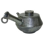 Teapot Kyusu Tokoname - JUSEN - Silver - 220 ml cc - Ceramic Mesh - Ring