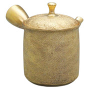 Teapot Kyusu Tokoname - SHORYU - Gold - 170 ml cc - Ceramic Mesh - Mesh Pattern