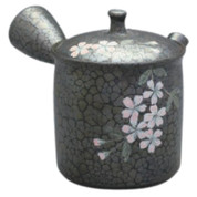 Teapot Kyusu Tokoname - SHORYU - Gray - 140 ml cc - Ceramic Mesh - Sakura