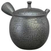 Teapot Kyusu Tokoname - SHORYU - Gray - 320 ml cc - Ceramic Mesh - Plain