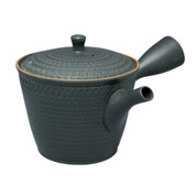 Teapot Kyusu Tokoname - GYOKKO - Black - 300 ml cc - Ceramic Mesh - Tobicanna