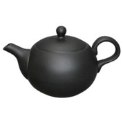Teapot Kyusu Tokoname - SHOHO - Black - 200 ml cc - Ceramic Mesh - Plain