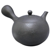 Teapot Kyusu Tokoname - TOSEI - Black - 210 ml cc - Ceramic Mesh - Plain