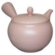 Teapot Kyusu Tokoname - MORIMASA - Pink - 380 ml cc - Ceramic Mesh - Plain