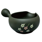 Cooling Bowl Ceramic Yuzamashi - SHORYU - 280 ml - Flower A for Green Tea Leaf