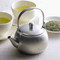 Teapot with green tea