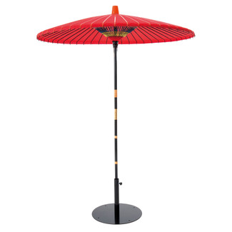 [3 Size] Nodategasa - Japanese Giant Red-Lacquered Umbrella Parasol for tea ceremony