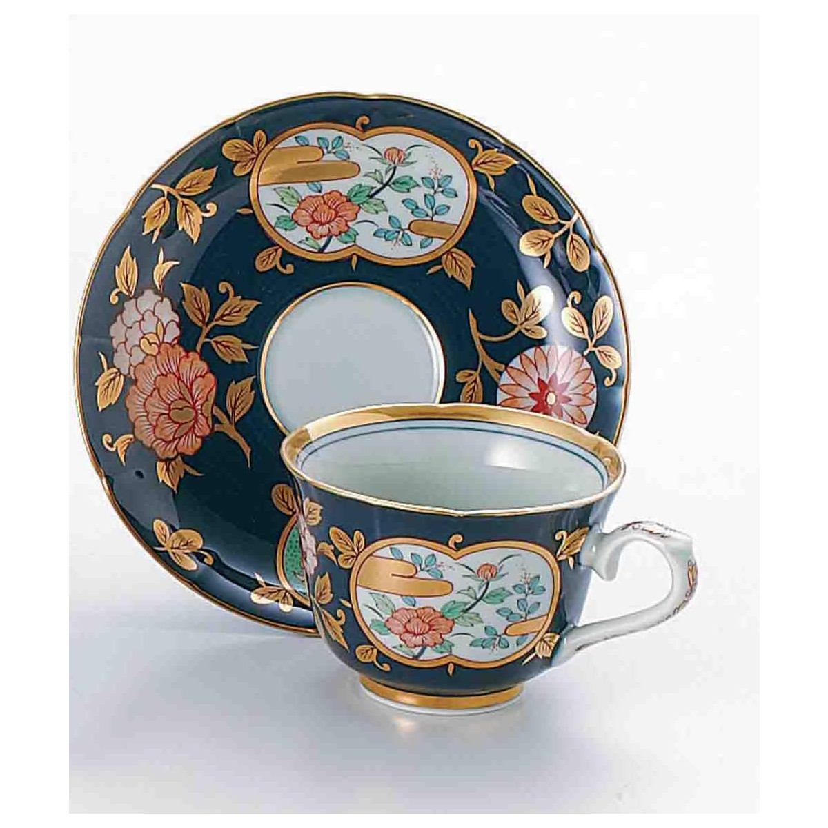 Tokyo Matcha Selection Standard ship by EMS: with Tracking /& Insurance Heritage Imari : Old Imari Design Golden Floral - 5 Coffee Cups /& Saucers Set - Japanese Porcelain w Box from Japan