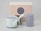 [Value] Hasami Porcelain : Kyusu tea pot & Tea caddy storage Set (SPIRAL) w Box