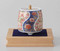 Arita Porcelain Cencer : PEONY - Incense Burner Holder w Base & Box