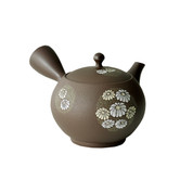 [Premium] Tokoname Pottery : MUM - Japanese Kyusu tea pot 270cc Ceramic mesh net