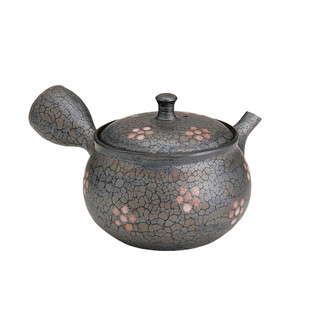 Tokoname Pottery : SAKURA (B) - Japanese Kyusu tea pot 210cc Ceramic Mesh